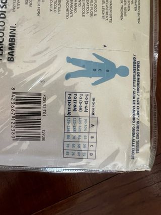 Disfraz Cavernícola Niño Talla 5-6 Años