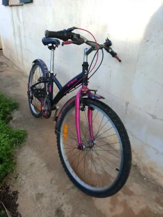 Bicicleta infantil rosa