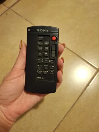 Cámara de vídeo Sony Plata