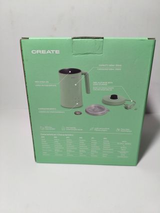Espumador de Leche Create Verde