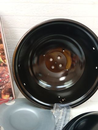 AKTIVE Barbacoa carbón portátil redonda 46x89 cm