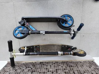 2 Cascos Bicicleta + 2 Patinetes