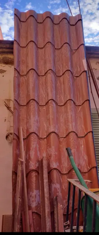 Panel sándwich imitación teja