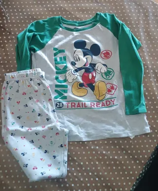 Pijama Mickey Menino T. 8/9 Anos