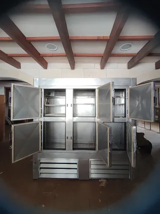 Nevera vertical 6 puertas