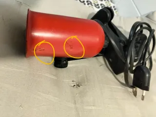 Lámpara pinza vintage lectura