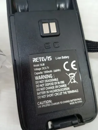 Retevis RT668 Walkie Talkie Profesional Negro
