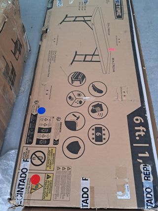 Lifetime Mesa Plegable portátil 183x76 cm