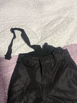 Pantalón de esquí infantil negro talla 134-140