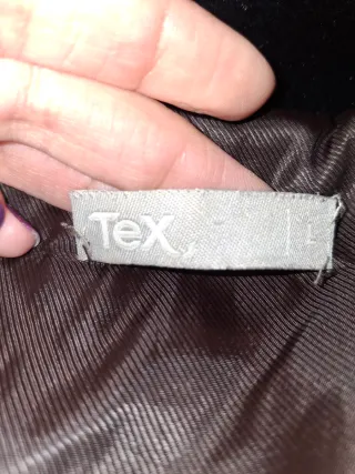 Abrigo plumas largo marrón