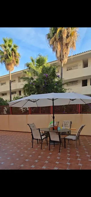 Sombrilla doble terraza o jardín