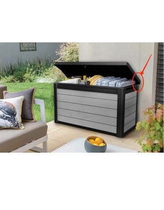 Keter Baúl Denali 100, Gris, 380 L organizador y almacenaje