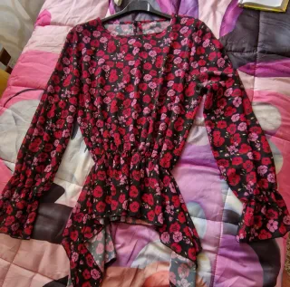 Maglia donna fantasia floreale