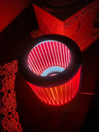 Lampada 3D filtro rosso
