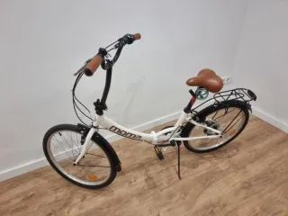 Bicicleta Plegable Moma Blanca