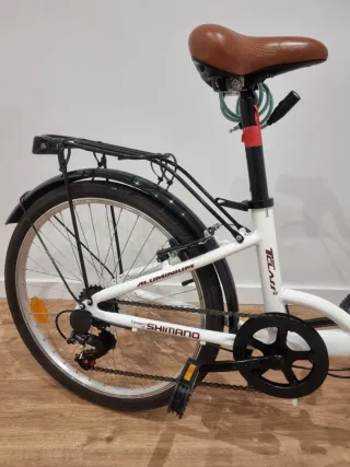 Bicicleta Plegable Moma Blanca