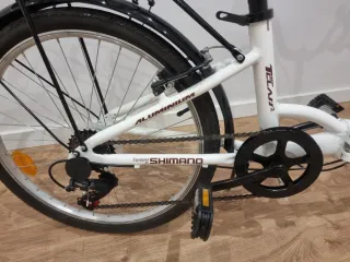 Bicicleta Plegable Moma Blanca