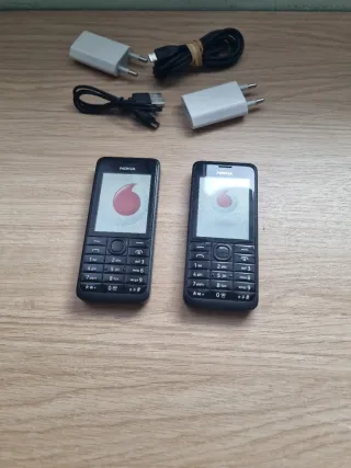 2 x Nokia Teléfonos Móviles Negros