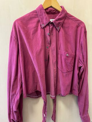 Camisa Vintage Lacoste Morada