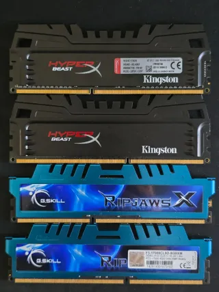 32GB DDR3 RAM (4x8GB) Kingston + G.Skill