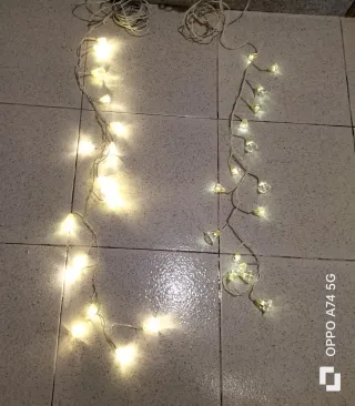 2 Luces de Navidad Transparentes de ikea