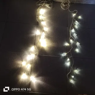 2 Luces de Navidad Transparentes de ikea
