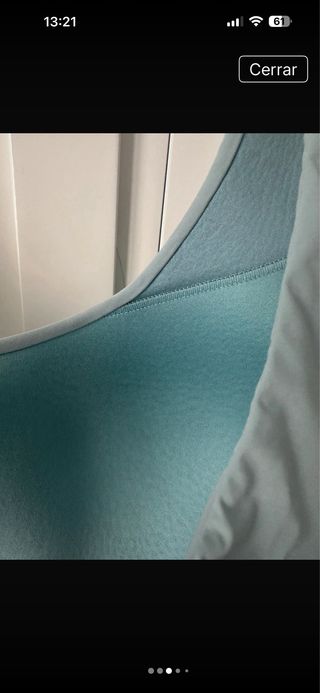 Sujetador deportivo Oysho Talla M Teal