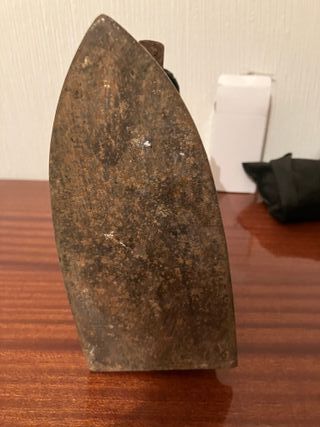 Plancha antigua de hierro