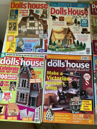 Revistas casas de muñecas inglesas