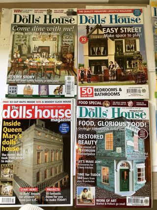 Revistas casas de muñecas inglesas