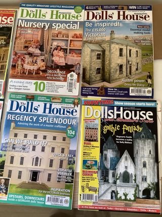 Revistas casas de muñecas inglesas