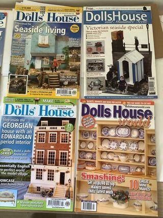 Revistas casas de muñecas inglesas