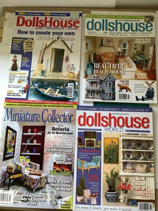 Revistas casas de muñecas inglesas