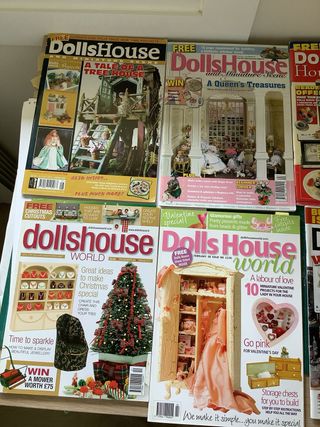 Revistas casas de muñecas inglesas