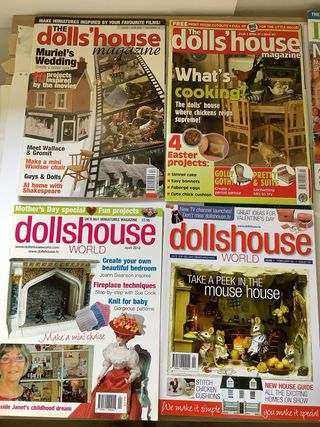 Revistas casas de muñecas inglesas