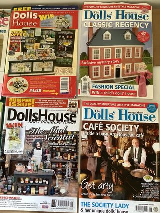 Revistas casas de muñecas inglesas