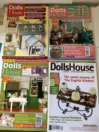 Revistas casas de muñecas inglesas