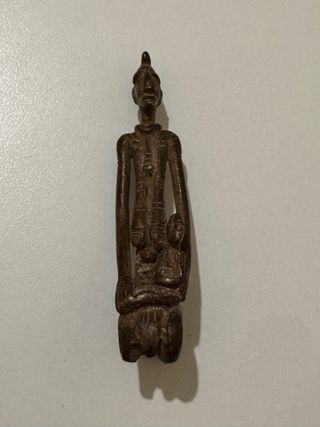 Figura Bronce Dogón Madre e Hijo