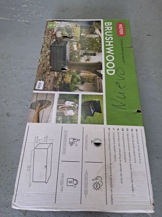 Keter Brushwood - Arcón exterior, Baúl almacenaje, Capacidad 454L