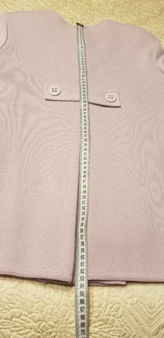 Chaqueta punto DEVERNOIS rosa y otros