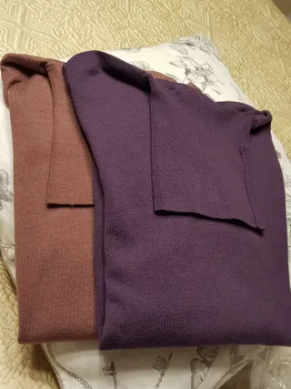 Chaqueta punto DEVERNOIS rosa y otros