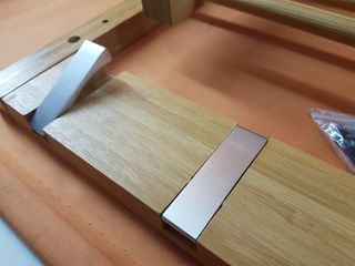 Perchero de pared Zeller madera bambú