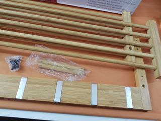 Perchero de pared Zeller madera bambú