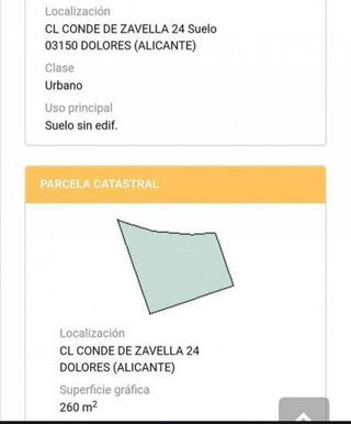 Terreno en venta en Dolores