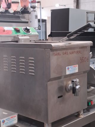 Freidora a gas natural