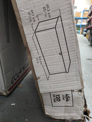 Keter Brushwood - Arcón exterior, Baúl almacenaje, armario  454L