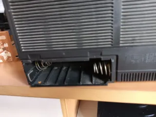 Radio Cassette Philips Plata y Negro. Vintage.