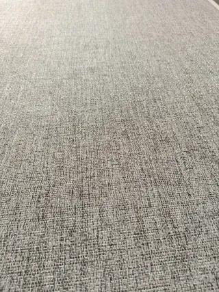 Alfombra moderna gris tela