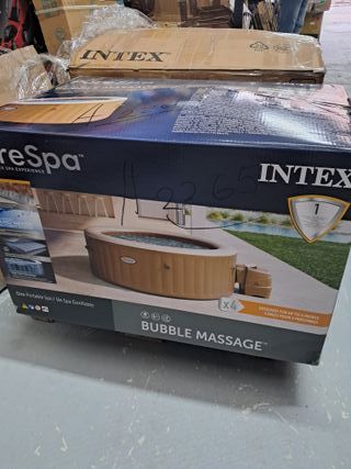 Intex 28426EX Spa hinchable, Beige, 4 Personas