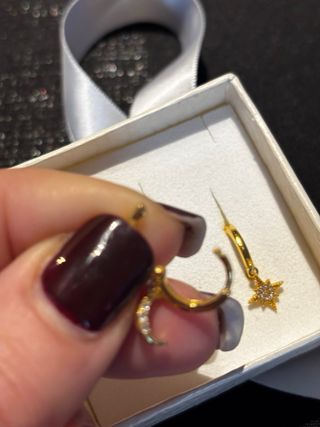 Orecchini Universo placcati oro 18K